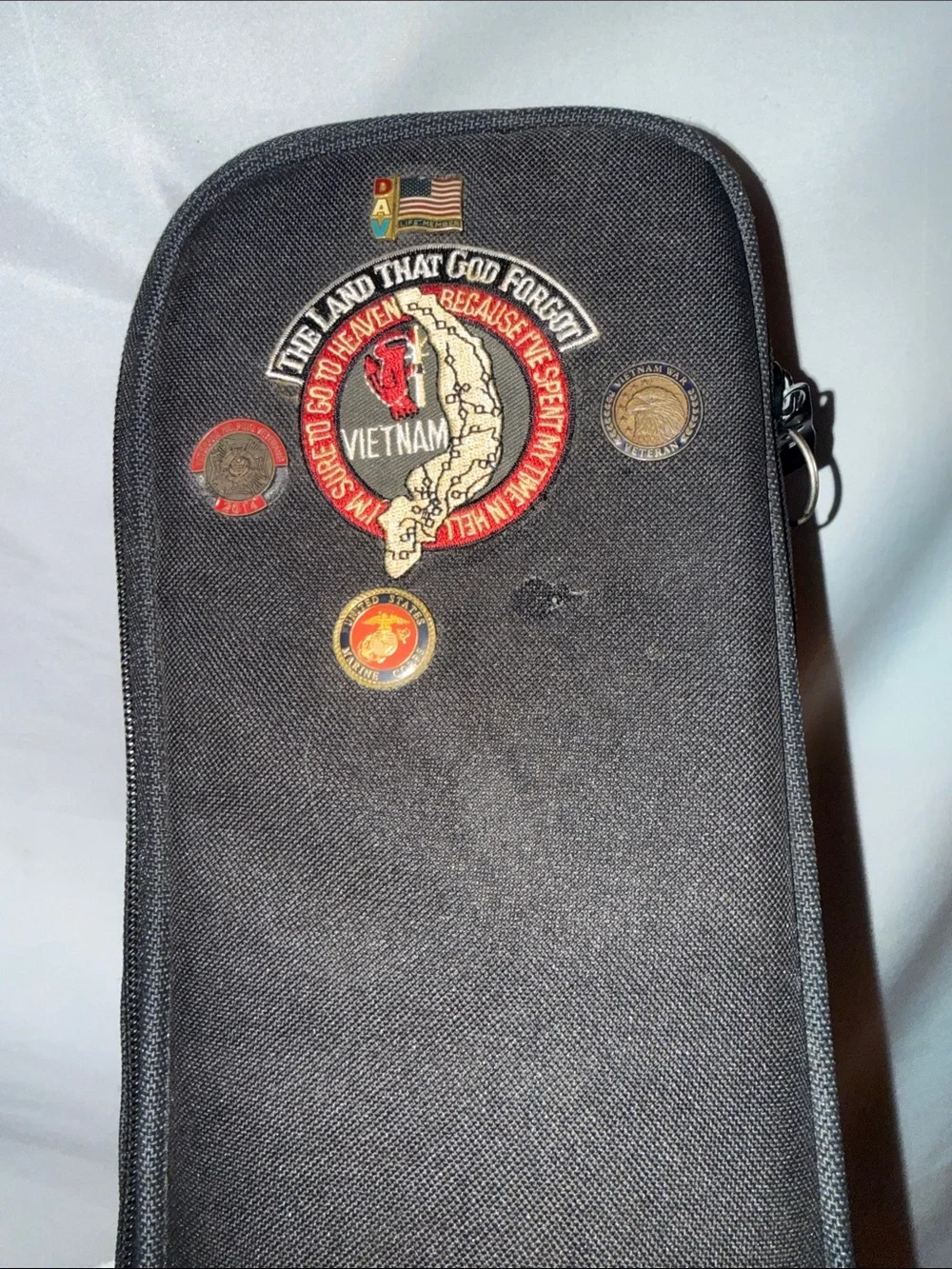 Black Padded Mandala/ Violin Gig Bag with Front Accessory Pocket